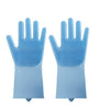 Image of Silicone Heat-resistant Cleaning Brush Scrubbing Gloves Shopping