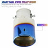 Image of Car Exhaust Pipe Tip Rear Tail Throat Muffler Stainless Steel Round Accessories Shopping