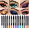 Image of Pearlescent Silkworm Eyeshadow Pen Lasting Waterproof And Not Blooming Shiny Pearlescent Gel Pen 15 Color Eye Shadow Pen Shopping111