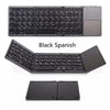 Image of Folding Mini Keyboard Tablet Phone Computer Wireless Foldable Bluetooth Keyboard Multi-Function Button Shopping