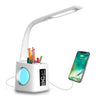 Image of Study LED Desk Lamp USB Charging Port&Screen&Calendar&Colors Night Light Kids Dimmable Table Lamp With Pen Hold Shopping