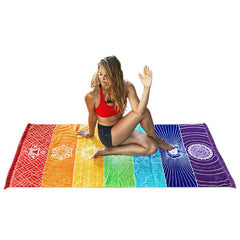 Bohemia India Mandala Blanket Beach Yoga Mat Shopping