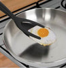 Image of 2 In 1 Grip And Flip Tongs Egg Spatula Tongs Clamp Pancake Fried Egg French Toast Omelet Overturned Kitchen Accessories Shopping