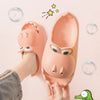 Image of Kids Dinosaur Slippers Wholesale Summer Cartoon Parent Child Outdoor Home EVA Sandals Women Men Kids Cute Slippers Baby Shoes Shopping