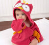 Image of Cartoon Cute Animal Modeling Baby Bath Towels Baby Bathrobes Cotton Children's Bathrobes Baby Hooded Shopping