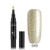 Image of 3 In 1 Gel Nail Varnish Pen Glitter One Step Nail Art Gel Polish Hybrid Shopping111