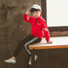 Image of Boys'New Spring Garment in Two Kids' Leisure Sports Kids'Spring School Garments Shopping