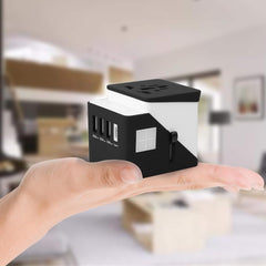 3 USB  1 Typc C International Power Adapter For Europe, UK, China, Australia, Japan And More 200 Countries Shopping