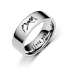 Image of Titanium Steel Couple Simple Niche Couple Couple Ring Shopping