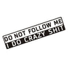 Image of Car Decoration Do Not Follow Me English Sticker Shopping