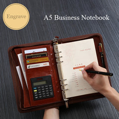 A5 Business Manager Folder Creative Zipper Bag Office Folder Work Meeting Record Book Shopping