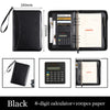 Image of A5 Business Manager Folder Creative Zipper Bag Office Folder Work Meeting Record Book Shopping