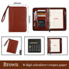 Image of A5 Business Manager Folder Creative Zipper Bag Office Folder Work Meeting Record Book Shopping