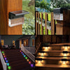 Image of Waterproof New RGB LED Solar Light Step Fence Light Shopping