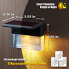 Image of Waterproof New RGB LED Solar Light Step Fence Light Shopping