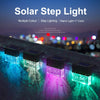 Image of Waterproof New RGB LED Solar Light Step Fence Light Shopping