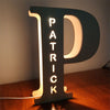 Image of Wooden Letter Lamp Pendulum Lamp Personalized Custom Decorative Lamp Shopping