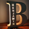 Image of Wooden Letter Lamp Pendulum Lamp Personalized Custom Decorative Lamp Shopping