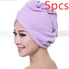 Image of Women's Hair Dryer Cap, Absorbent Dry Hair Towel Shopping