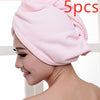 Image of Women's Hair Dryer Cap, Absorbent Dry Hair Towel Shopping