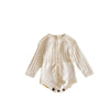 Image of Girl Baby Knitted Hollow Waist Girdle Long Sleeves Harpy Dress Triangle Shopping