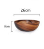 Image of Acacia wooden bowl wooden tableware Shopping