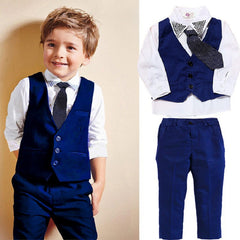 Casual Clothing Suits Boys' Clothes Vests Gentleman Suits Shopping