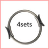 Image of Yoga Fitness Pilates Ring Women Girls Circle Magic Dual Exercise Home Gym Workout Sports Lose Weight Body Resistance Shopping