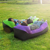 Image of Inflatable Lounger Air Sofa Hammock-Portable Anti-Air Leaking Design-Ideal Couch For Akeside Beach Traveling Camping Shopping