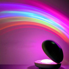 Egg-Shaped Table Lamp Rainbow Projection Lamp LED Color Night Light 3 Modes Projector Shopping