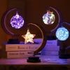 Image of Led Moon Light Wrought Iron Ornament Light Star Shape Copper Wire Light Decorative Light USB Battery Shopping