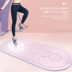 Fitness Mat Elasticity Rope Mat Durable Outdoor Yoga Mat Body Line Non-slip Mat Exercise Mute Yoga Mat High Density Board Shopping