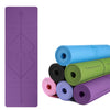 Image of Yoga Mat Two-Color 6Mm Posture Line Yoga Mat Fitness Mat Shopping