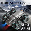 Image of Remote Control Tumbling Stunt Double-sided Car  Rotating Charging Light Drift Racing Car Shopping