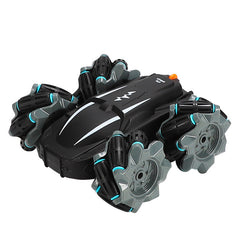 Remote Control Tumbling Stunt Double-sided Car  Rotating Charging Light Drift Racing Car Shopping