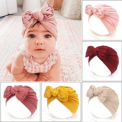 Cute Baby Hat Newborn Soft Baby Girl Hat Turban Infant Toddler Baby Cap Bonnet Headwraps Shopping