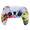 Image of PS5 Protective Silicone Case Skin for DualSense Wireless Controller Thumb Grips Gel Rubber Cover Shopping