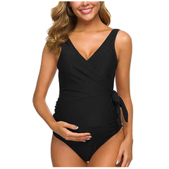 New Sexy Ladies Pregnant Women One-Piece European And American Sexy Swimwear Swimwear Wholesale Shopping