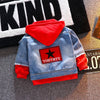 Image of Boys Denim Jacket Spring And Autumn New Children'S Jacket Tops Shopping