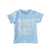 Image of Children's Clothing Boy Suit Short-Sleeved T-Shirt Blue Letter Arrow Geometric Pants Baby Two-Piece Suit Shopping