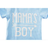 Image of Children's Clothing Boy Suit Short-Sleeved T-Shirt Blue Letter Arrow Geometric Pants Baby Two-Piece Suit Shopping