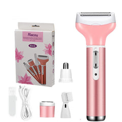 4-In-1 Lady Shaver  Multi-Function Electric Eyebrow Trimmer  Armpit And Leg Hair Remover  Hair Removal Instrument Shopping111