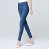 Image of Fashion Simple Ladies Ice Silk Soft Jeans Shopping