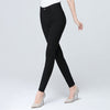 Image of Fashion Simple Ladies Ice Silk Soft Jeans Shopping