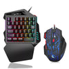 Image of Colorful One-Handed Gaming Keyboard Compact Shopping