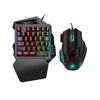 Image of Colorful One-Handed Gaming Keyboard Compact Shopping