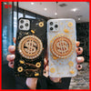 Image of 3D Diamond Dollar Turnplate Phone Case Luxury Designer Shopping111