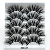 Image of Mink False Eyelashes 3D False Eyelashes Five Pairs Of Soft Cotton Stalk Eyelashes Shopping111