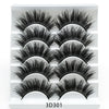 Image of Mink False Eyelashes 3D False Eyelashes Five Pairs Of Soft Cotton Stalk Eyelashes Shopping111