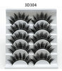 Image of Mink False Eyelashes 3D False Eyelashes Five Pairs Of Soft Cotton Stalk Eyelashes Shopping111